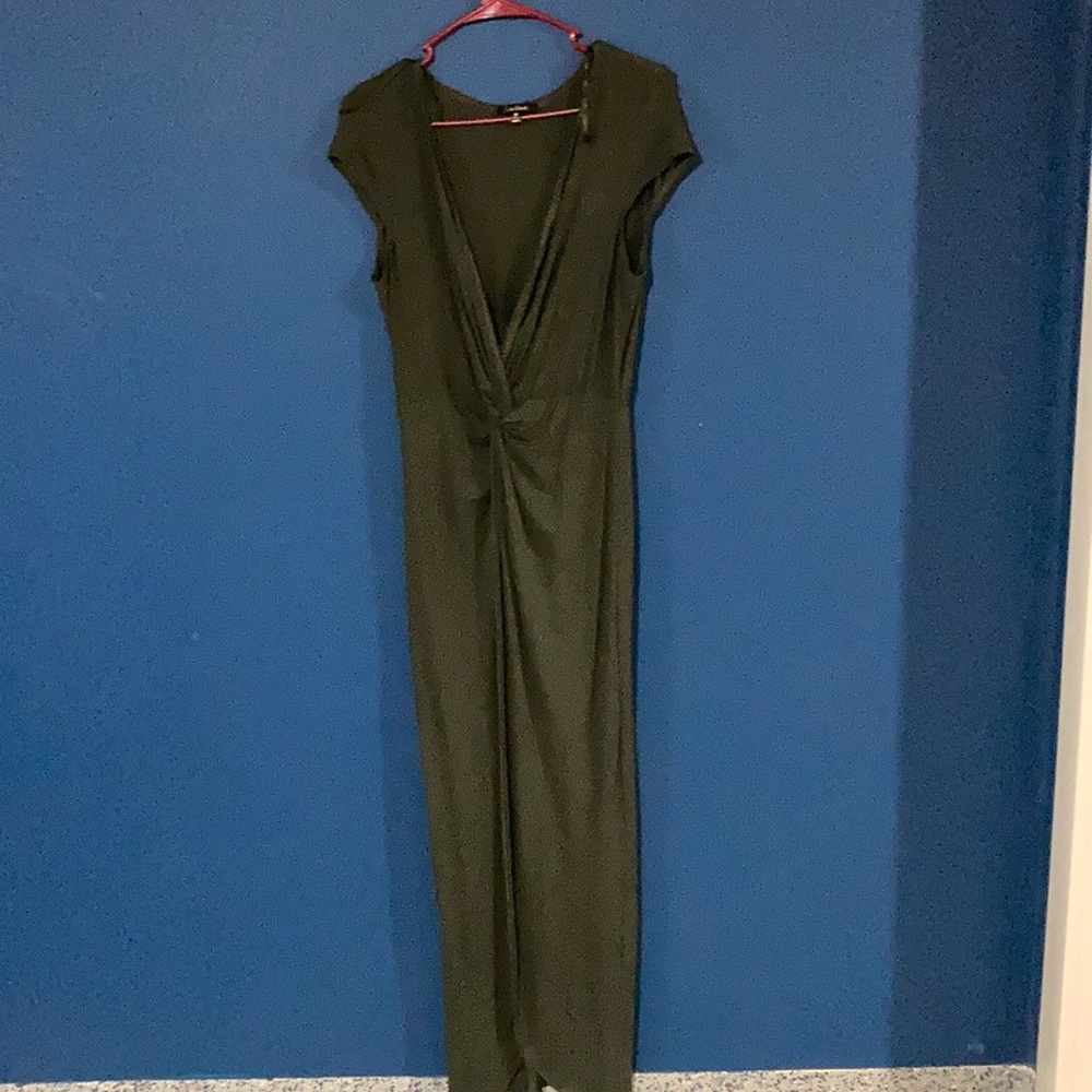NWOT City Studio Deep V neck Maxi Dress